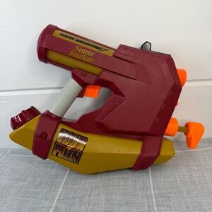 Iron Man 2 Super Soaker Squirt Gun 2009 Marvel (TESTED & WORKS)